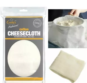 Cook's Choice Cheesecloth Cheese Cloth Strainer Vegetables Kitchen - 180 x 90cm - Picture 1 of 6