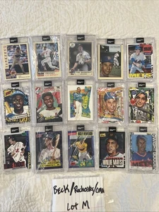 Topps Project 2020 15 Card Beck, Rochester, & OldManAlan Lot with Boxes(M) - Picture 1 of 2
