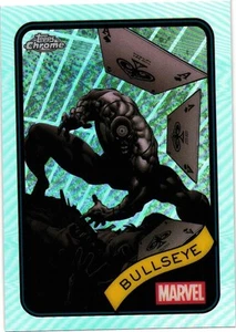 2025 MARVEL TOPPS CHROME BASE REFRACTOR PARALLEL #30 BULLSEYE - Picture 1 of 2