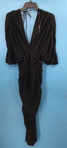 Fashion Nova Mandy Damen Midikleid mit Rüschen - Größe XL - Bild 1 von 8