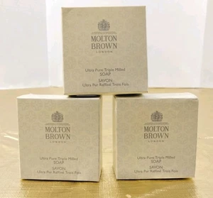 Molton Brown London sapone vegano ultra puro triplo macinato 1,59 once lotto di 3 - Foto 1 di 2
