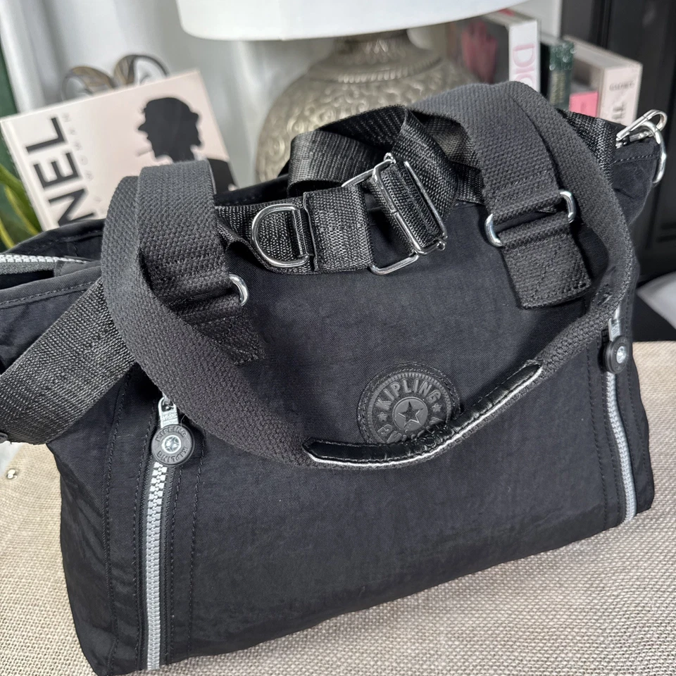 Kipling Angela Nylon Cartera Bolso de Mano, Bandolera Foto 1 de 4