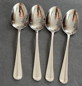 (4) Reed & Barton Select HANCOCK Edelstahl Oval Suppenlöffel Glänzend Korea 6-3/4 Zoll - Bild 1 von 18
