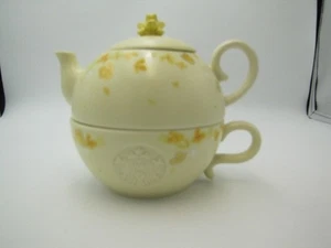 Starbucks China Mid-Autumn Osmanthus Seasons Tetera Amarilla 320 ml Taza 165 ml Juego - Imagen 1 de 12