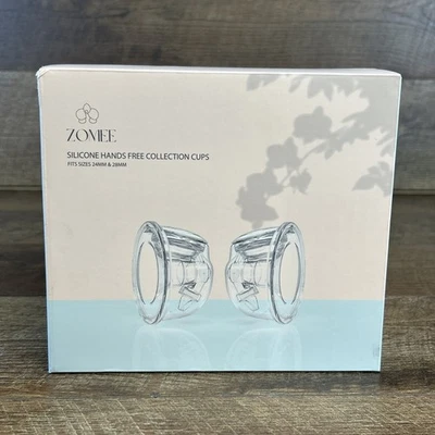 Zomee Silicona Manos Libres Colección Tazas Nuevas dos 2 Brida de Mama Lactancia Foto 1 de 2