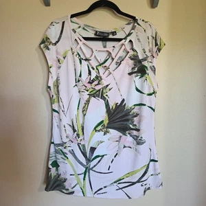 New York & Co geblümte Bluse XL - Bild 1 von 11