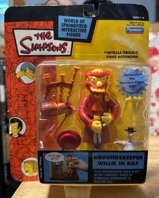 Los Simpson Groundskeeper Willie In Kilt Series #14 Playmates 2003 NuevoVer Fotos Foto 1 de 4