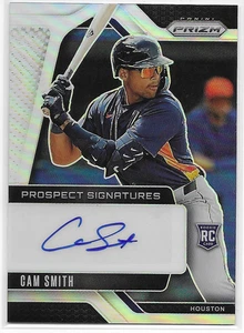 2025 Panini Prizm Prospect Signatures #12 Cam Smith Houston Astros - Picture 1 of 2