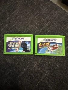 Leap Frog Leap Pad Explorer Learning Game Star Wars Jedi Reading And Globe Earth - Picture 1 of 2