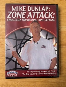 NEW Mike Dunlap Zone Attack Strategies for Beating Zone Basketball Coaching DVD - Picture 1 of 2