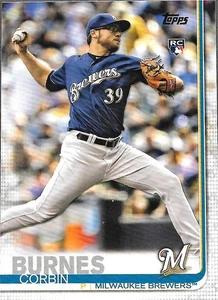 Topps #94 Corbin Burnes RC 2019 ~ Milwaukee Brewers - Imagen 1 de 1