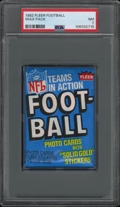 1982 Fleer Football Wax Pack Wax Pack PSA 7 NM - Bild 1 von 2