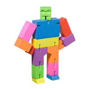 Areaware Multi-Colour Small Cubebot Wooden Mechanical Puzzle, 1 Set, 1 Item, 1 P - Picture 1 of 4