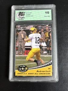 2008 U.S. Army 2012 Leaf Football NFL Rookie Card Andrew Luck PGI 10 Gem Mint - Bild 1 von 3