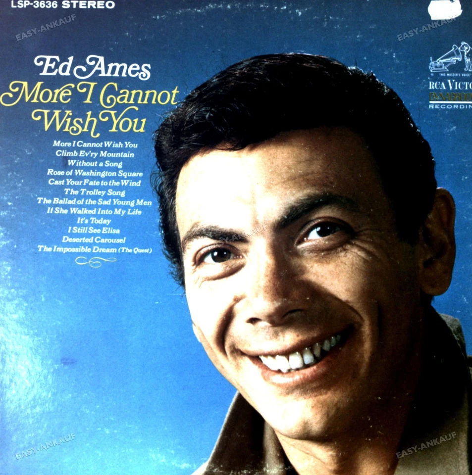 Ed Ames - More I Cannot Wish You LP 1966 (VG/VG) .* - Image 1 of 1
