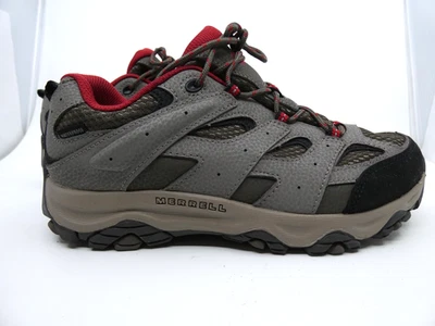 Merrell Niños Moab 3 Zapatos de Senderismo Impermeables Bajos - Boulder/Rojo - 265705 Talla 6 Foto 1 de 4