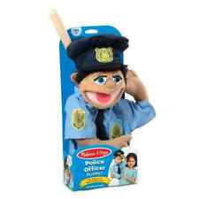 Melissa & Doug Police Officer Cop Shields Hand Puppet With Rod Toy