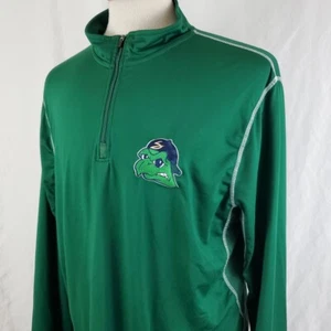 Beloit Snappers MiLB 1/4 Zip Pullover Shirt Mock Neck Poly Knit Sewn Snappy Logo - Picture 1 of 9