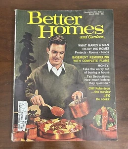 1963 March Better Homes & Gardens Magazine Vintage Ads Cliff Robertson - Foto 1 di 10