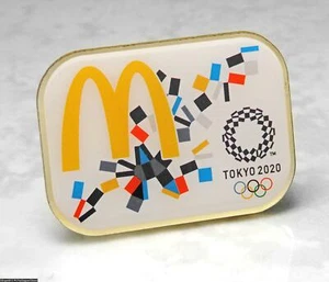 INSIGNIA PRENDEDORES OLÍMPICOS 2020 TOKIO 2021 JAPÓN SOCIO MUNDIAL PATROCINADOR MCDONALDS LOG - Imagen 1 de 1