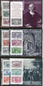 US Scott #2624-29, Souvenir Sheets 1992 Complete Set VF MNH - Picture 1 of 1