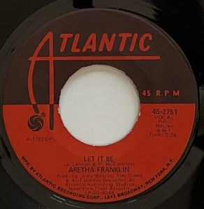 Aretha Franklin Let It Be / Don't Play That Song 45 Atlantic (1970) Beatles vg+ - Picture 1 of 2
