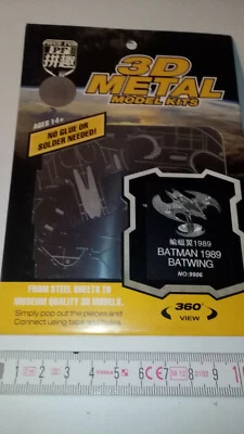 Batman Batwing 1989 von Metal Earth 3D Model Kit - Bild 1 von 2