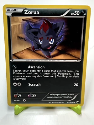 Pokemon Zorua 69/108 Dark Explorers Common NM Condition - Image 1 of 2