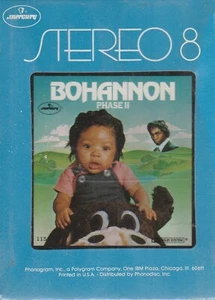 BOHANNON: "PHASE II" FACTORY SEALED NEW 8-TRACK TAPE 1977 - Imagen 1 de 3
