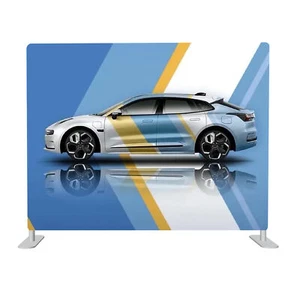 1153⁄4x89 Zoll gerade Kabine Ausstellung Show Spannstoff Easy Tube Display Wandständer - Bild 1 von 9