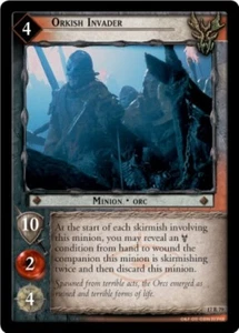 Lord of The Rings LOTR CCG TCG Rise of Saruman RARE 17R79 Orkish Invader - Picture 1 of 1