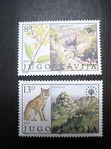 Yugoslavia Minr. 1908-1909 Europa la Naturaleza Perfecto Estado (W 862) - Picture 1 of 1