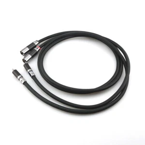 1pair Copper Silver Mixed RCA To XLR Male Female HIFI Balanced Audio Cable - Picture 1 of 6