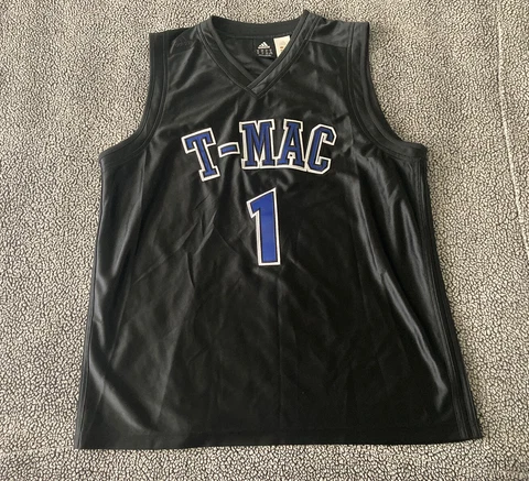Vintage Tracy McGrady TMAC Black #1 Adidas Jersey - Mens size XL Y2K Cover