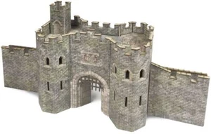 Castle Gatehouse OO scale card building kit Metcalfe PO291 - Picture 1 of 3