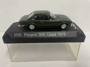 Solido Peugeot 504 Coupè 1978 #1818 1:43 Scale Diecast Model . Mint n Cased - Picture 1 of 2