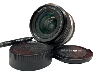 Nikon Ai-s NIKKOR 24mm f/2.8 AIS MF Wide Angle Lens From Japan - Picture 1 of 9