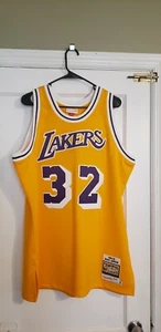 100% Authentic Magic Johnson Mitchell & Ness 84/85 LA Lakers Jersey Sz 48 XL - Picture 1 of 4