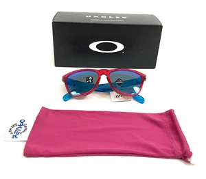 Oakley Kids Sunglasses Frogskins XXS OJ9009-0448 Acid Pink with Prizm Sapphire - Picture 1 of 13