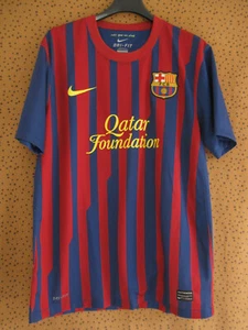 Maillot Barcelone Nike Qatar Foundation 2011 jersey Barcelona home Shirt - M - Imagen 1 de 5