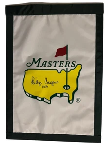 Billy casper golf autograph The Masters Hanger Flag⛳️ - Picture 1 of 2