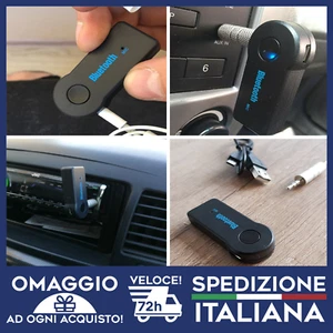 Bluetooth per auto trasmissione audio nella porta AUX con microfono chiamate🇮🇹 - Foto 1 di 6