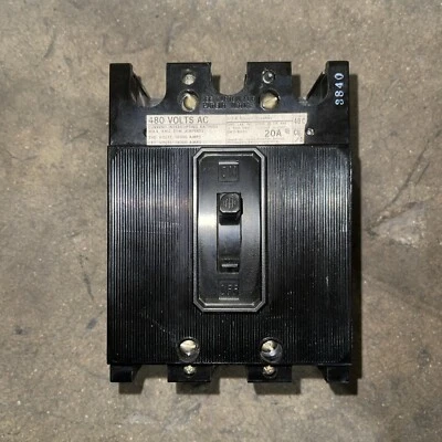 ITE EH3B020 480V Circuit Breaker - Image 1 of 4