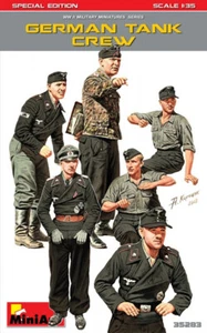MiniArt 1/35 35283 Tripulación de tanques alemanes de la Segunda Guerra Mundial (edición especial) (6 figuras) - Imagen 1 de 1