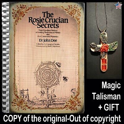 Antique Book Magic Rosicrucian Secret Alchemy Occult Esoteric Rare Manuscript Of • 170.05€
