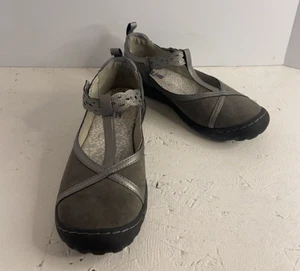 JBU Womens Buttercup Suede Flats Shoe Size 8 Gray - Picture 1 of 8