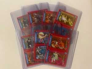Lotto 7 carte adesive Pokemon Perù Ho-oh Holo Arcanine rare - Foto 1 di 15