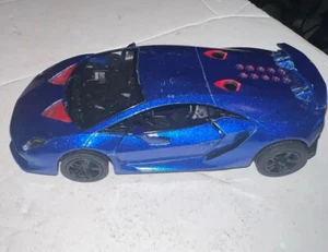 Kinsmart Lamborghini Sesto Elemento Diecast Car 2021 Blue Toy Vehicle 1:38 - Picture 1 of 5