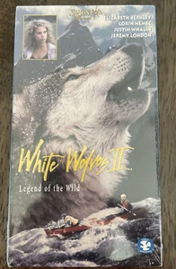 WHITE WOLVES 2 Legend Of The Wild VHS Tape 1995 Adventure Elizabeth Berkeley - Picture 1 of 4