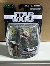 Star Wars The Saga Collection Rebel Trooper Variant I  Black  NEW SEALED CARD 46